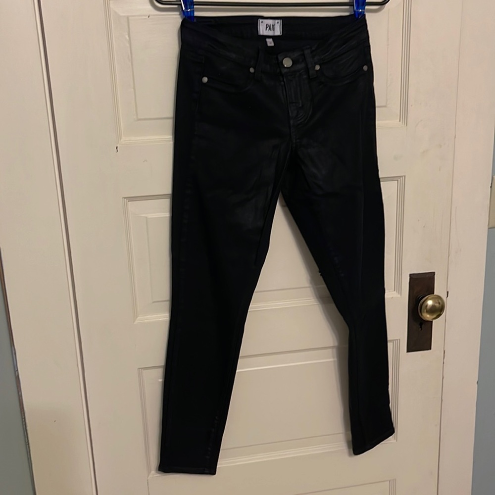 Paige coated denim